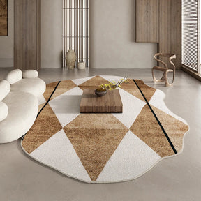 Tapete Retrô Americano de Pelúcia Macia