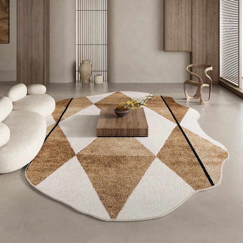 Tapete Retrô Americano de Pelúcia Macia