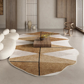 Tapete Retrô Americano de Pelúcia Macia