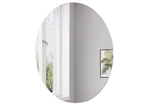 Espelho Oval em Acrílico Inquebrável – Sem Moldura